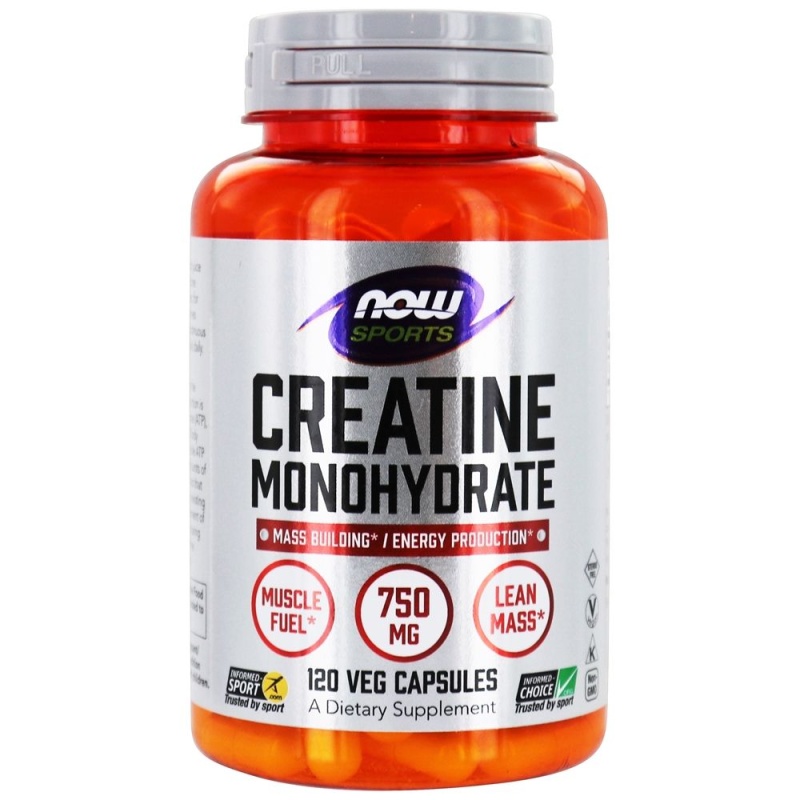 NOW FOODS Creatine Monohydrate 750mg 120vcaps iFit